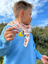 GRAND FOULARD DELHI BRIQUE